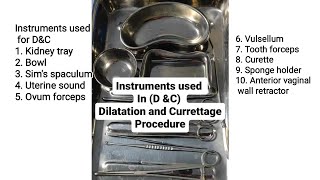 DampC Dilatation and Curettage procedure obg labourroom nursingofficer medicos instruments [upl. by Flossie104]