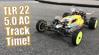 Track Time Team Losi Racing 22 50 AC 2WD OffRoad Buggy Turf Carpet Racer  RC Driver [upl. by Eppesiug]