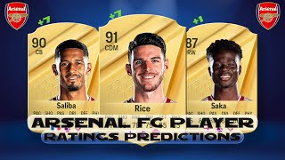 FC 25 Arsenal FC Player Ratings Predictions [upl. by Ycat]