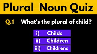 Plural noun quiz with answer [upl. by Davie]