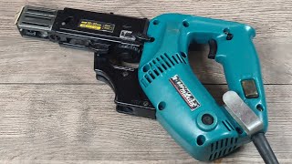 Made in 2002 Makita drywall gun repair model 6834 [upl. by Elletnahc377]