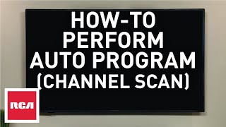 How To Perform Auto Program Channel Scan on Your TV [upl. by Obnukotalo]