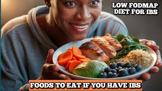 Foods to eat if you have Irritable Bowel Syndrome  Low FODMAP food for IBS [upl. by Anitsirk]