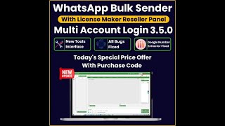 🚀 WA Sender 350 Latest Version Download  WhatsApp Marketing Software  2024 Update [upl. by Tteraj]