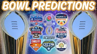 College Football Playoff amp Bowl Game Predictions [upl. by Cavallaro]