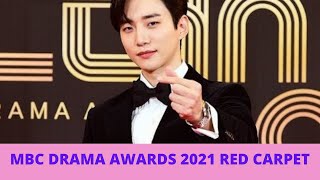 MBC DRAMA AWARDS 2021 RED CARPET [upl. by Joby431]