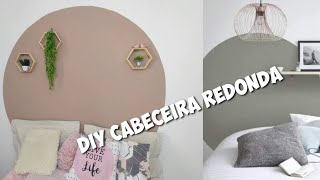 COMO FAZER UMA CABECEIRA CIRCULAR PINTURA  LINDA DECORAÇÃO PARA SUA CASA  TENDÊNCIA NA DECORAÇÃO [upl. by Fiedling972]