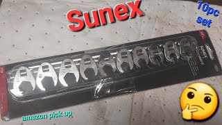 Sunex 9710M 38Inch Drive Metric Crowfoot Flare Nut Wrench set [upl. by Eimor]