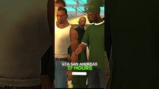 HOW LONG TO FINISH GRAND THEFT AUTO GAMES gta gaming gtaonline [upl. by Todhunter]