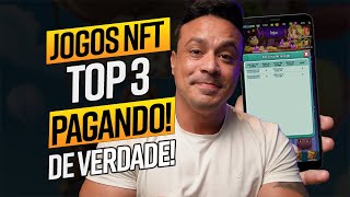 Jogo NFT GRATIS pagando NO PIX em 2024 TOP 3 que estou jogando [upl. by Egrog]