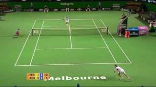 Federer vs Robredo AO 2007 [upl. by Aihsakal]