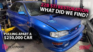 RESTORING A SUBARU 22B STI  We pulled apart this 250000 Subaru [upl. by Arimas]