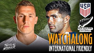 USA vs New Zealand live watchalong  USMNT Friendly Match [upl. by Asilam]