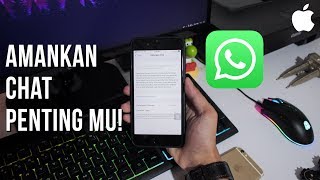 Cara Backup Chat WhatsApp iPhone  Agar Chat Penting Tidak Hilang [upl. by Zavala82]