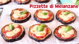 MELANZANE AL FORNO Saporite e Facili  Ricetta Facile  PIZZETTE DI MELANZANE [upl. by Aserehtairam]