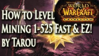 Cata Mining Guide 1525 Leveling Fast amp Easy How to Level Mining 1525 [upl. by Enomahs771]