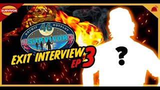 Survivor 46  Exit Interview with the Third Player Voted Out [upl. by Worra293]