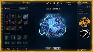 50x Arcane 2024 Orbs Worlds 2024 Mega Orb Bundle opening  League Of Legends [upl. by Hagai984]