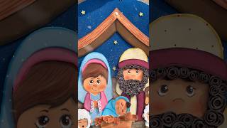 Nacimientos navideños 🎄⭐️ navidad nacimientos manualidades nacimientosnavideños [upl. by Arymas]