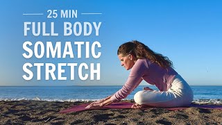 Full Body Somatic Stretch  25 Min Yoga For SelfCare And Tension Release [upl. by Ruder]