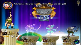 Swords and Sandals IV  Tavern Quests  4k60fps  All Maps Walkthrough Gameplay No Commentary [upl. by Azitram]