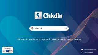 Chkdin Events Platform  Intro Video [upl. by Ekyt]