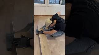 How to Install Vinyl Flooring  Coretec Installation  DIY Flooring  Sway and Sarah Build [upl. by Cida214]