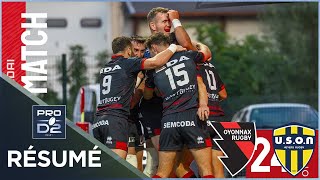 PRO D2  J2  Résumé partie complète Oyonnax vs Nevers  Saison 20242025 [upl. by Nahor]