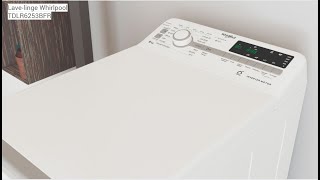 Découvrez le lave linge Whirlpool chargement par le dessus TDLR6253BFR [upl. by Corbin75]