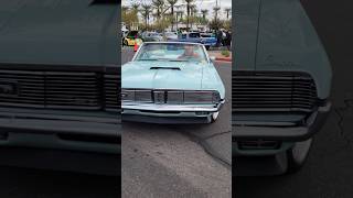 Gorgeous Mercury cougar xr7 convertible pulling into cars and coffee [upl. by Ttirrem]