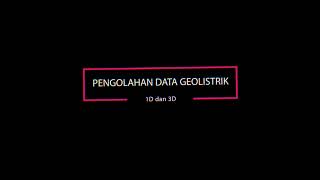 TUTORIAL PENGOLAHAN DATA GEOLISTRIK RESISTIVITAS 1D DAN 3D MENGGUNAKAN SOFTWARE IP2WIN DAN ROCKWORKS [upl. by Elihu]