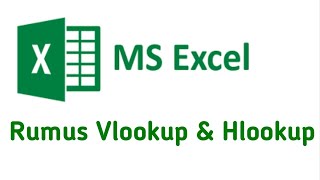 Rumus Vlookup Hlookup Excel msexcel [upl. by Ahtinak]