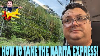 BEST WAY from Narita Airport to Tokyo  How to Take the Narita Express japan naritaairport NEX [upl. by Coffee182]