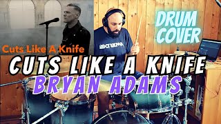 CUTS LIKE A KNIFE  BRYAN ADAMS DRUM COVER [upl. by Lauree]