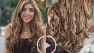 Big Voluminous Curls Hair Tutorial [upl. by Ecineg]