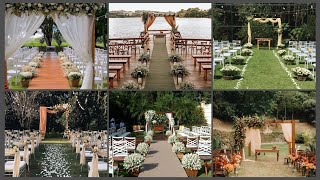 outdoor wedding reception decoration ideas  outdoor wedding decorations ideas [upl. by Rehotsirk]