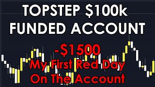 A painful day  100k Topstep Funded Account Day 8 [upl. by Nylirad912]