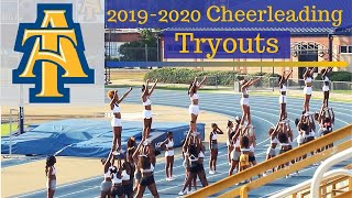 NC AampT Aggies Cheerleading Tryouts 20192020 JCE SZN 2  Ep25 Cheerleaders thecheerleader cheer [upl. by Fiester]