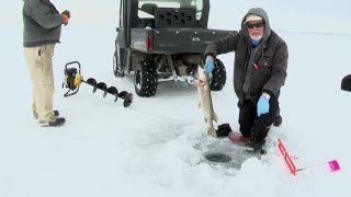 Coming up Ice Fishing Derby on Lake Frances [upl. by Nellie959]