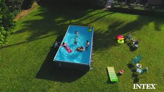 Piscina Desmontable Ultra XTR Rectangular  INTEX [upl. by Einnaf]