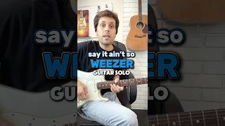 quotSay It Aint Soquot Guitar Lesson Chorus weezer guitarlesson guitarchords [upl. by Buchalter148]