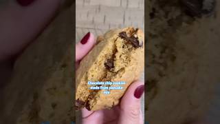 How to make chocolate chip cookies 🍪🍪with pancakes mix chocolatechip cookies baking [upl. by Lampert390]