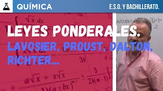 6️⃣ LAS LEYES PONDERALES EN QUÍMICA [upl. by Aryajay776]