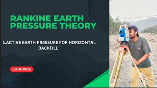 Rankine Earth pressure theory Active earth pressure for horizontal backfill [upl. by Aurita632]