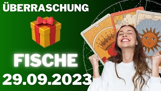 FISCHE ♓️🎁 EINE ÜBERRASCHUNG FÜR DICH 🥰 Horoskop  29September 2023 fische tarot [upl. by Everara939]