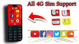 SIA S1 4G New Keypad Mobile Lunch  First Unboxing amp Review [upl. by Alial819]