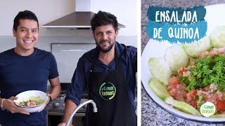 ENSALADA RÁPIDA DE QUINOA con Fabián Robles [upl. by Anileba190]