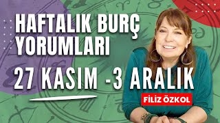 Filiz Özkol ile haftalık burç yorumları  27  3 Aralık [upl. by Alemat]