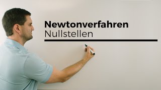 Newtonverfahren Newtonsches Näherungsverfahren Gleichungen lösen  Mathe by Daniel Jung [upl. by Halullat]