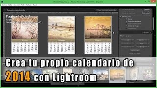 433 Crea tu propio calendario de 2014 desde Lightroom [upl. by Marilou879]